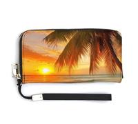 Tropical Beach Palm Tree Sunset Fashion Shopping Tote Bag,Designer Shoulder Handbags,Womens Purse Handbags,Hobo Bags Cute Storage Bag for Women, Style, 20.0*10.5cm