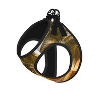 Tropical Beach Palm Tree Sunset Print Harness Leash Set For Cats And Dogs, Reflective Adjustable, Soft Breathable Mesh Vest With Escape-Proof Lead, For Small Pets And Kitten Puppies