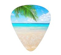 Tropical Beach Plant Theme High-Quality, Wear-Resistant And Tough Guitar Picks Give You A Different Musical Experience