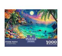 Tropical Beach SceneUltimate Challenge Jigsaw Puzzles for Adults Conquer The 1000-Piece (Advanced) Impossible, Hard, And Difficult Challenging Puzzle Educational Games - This Is The Pinnacle Gift Jig