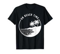 Tropical Beach Waves Coastal Summer Ocean Vacation Vibes T-Shirt