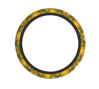 Tropical Bird Of Paradise Steering Wheel Cover