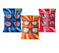 Tropical Blast,Original,Straight Up Strawberry Flavoured Sunglass Shaped Mixed Sweets Bags 150g (3 x Mixed Bags)