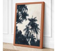 Tropical Canopy from Below Canvas Wall Art Print 18x12 Inch (46 x 30 cm)