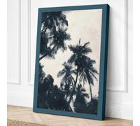 Tropical Canopy from Below Canvas Wall Art Print 24x16 Inch (61 x 41 cm)