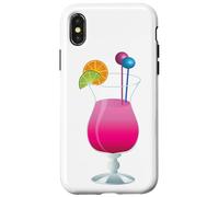 Tropical Caribbean Drink Bartender Vodka Gin Cocktail Case for iPhone X/XS