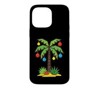 Tropical Christmas Palm Tree Holiday Graphic Case for iPhone 14 Pro Max