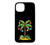 Tropical Christmas Palm Tree Holiday Graphic Case for iPhone 15 Plus