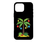 Tropical Christmas Palm Tree Holiday Graphic Case for iPhone 16 Pro Max