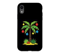 Tropical Christmas Palm Tree Holiday Graphic Case for iPhone XR