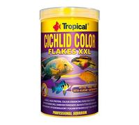 Tropical. CICHLID COLOR colour-enhancing flakes XXL for cichlids. 160g /1L TUBE
