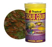 TROPICAL CICHLID COLOR FLAKES GRAN MALAWI MBUNA & TANGANYIKA MIX FLAKE FISH FOOD