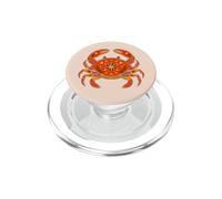 Tropical Coastal Red Crab Nautical Seaside Ocean Beach Life PopSockets PopGrip for MagSafe
