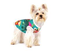 Tropical Cocktails print Tshirts for Small Dogs Dog's Fashion Shirt Breathable Sleeveless Shirts for Small Dogs