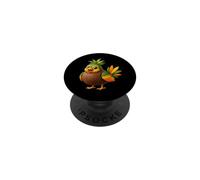 Tropical Coconut Bird Cute Island Animal Art PopSockets Adhesive PopGrip