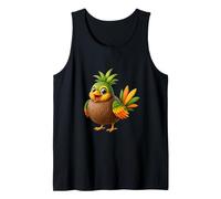 Tropical Coconut Bird Cute Island Animal Art Tank Top