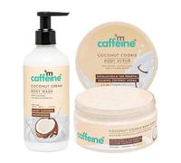 Tropical Coconut Cleanse & Detan Set for Glowing Skin| Mildly Cleanses, Exfoliates, Removes Tan| Coconut Body Wash - 300ml & CoconutBody Scrub - 175 g| Calming CoconutAroma.