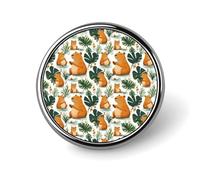 Tropical Cute Guinea Pig Print Pins for Backpack - Enamel Pins Cute Jacket Coat Hat Bags Badge Pin, Funny Novelty Unique Button Pin Women Men Fashion Jewelry Accessories