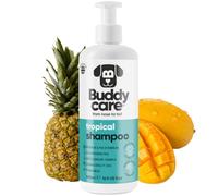 Tropical Dog Shampoo by Buddycare | Deep Cleansing Shampoo for Dogs | Tropical Scented | With Aloe Vera and Pro Vitamin B5 (500ml)