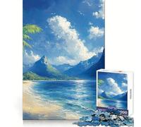 Tropical Dream Island 1000 Piece Jigsaw Puzzles for Adults Teenagers Mind Training Serene Escape Laser Cut Nice Gift (50x75cm)