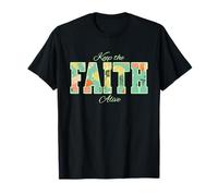 Tropical 'Faith' Typography - Keep the Faith Alive T-Shirt