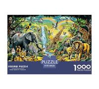 Tropical Fauna 1000 Piece Impossible Puzzle for Adults - Challenging Jigsaw Puzzles, Family Activity & Mind Game Gift 38x26cm/1000pcs