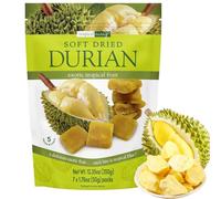Tropical Fields Soft Dried Durian 350g - Delicious Exotic Fruit Snack with Sweet, Chewy Texture