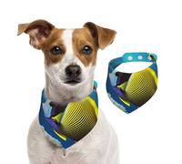 Tropical Fish Dog Bandanas,Summer Bandanas for Dogs Washable Adjustable Dog Triangle Scarf Bibs Cute Pet Bibs for Medium Large Dogs Puppy and Cats Small