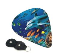 Tropical Fish Dolphin Coral Undersea Guitar Pickfor Pickups For Acoustic Electric Guitar Bass Ukulele