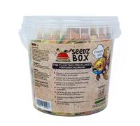 Tropical Fish Food Flakes For Aquariums 1L 140g - Including Koi Carp Goldfish & Pond Bottom Feeders - Doesn’t Make Water Cloudy - High in Omega 3 Protein & Fat - Seedzbox