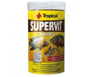 Tropical Fish Food - Supervit Sinking Chips with Beta-Glucan (All Sizes)