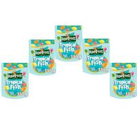 Tropical Fish Fruit Juice Sweets, 115g, Pack of 5,Soft and chewy gummy consistency that provides a satisfying sweet-eating experience