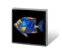 Tropical Fish Funny Lapel Tie Pin Buttons Brooch Badge Pin Clothes Hat Accessories for Men Women