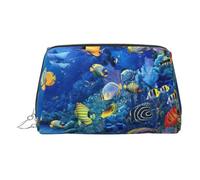 Tropical Fishes 1 Toiletry Pouch, Travel-Friendly Makeup Organizer for Makeup Brushes, Lipsticks