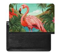 Tropical Flamingo Passport Holder Passport Cover Protector Essentials with Credit Card Slots for Women Men