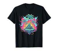 Tropical Floating Island Summer Escape T-Shirt