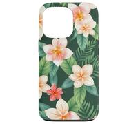 Tropical Floral Leaves Exotic Garden Illustration Graphic Case for iPhone 13 Pro