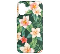 Tropical Floral Leaves Exotic Garden Illustration Graphic Case for iPhone 16