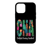 Tropical Floral Pattern CNA Certified Nursing Assistant Case for iPhone 12 mini