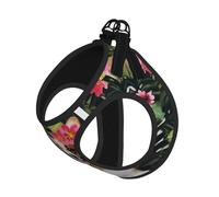 Tropical Flower And Corgi 2 Compact Pet Suspender Vest-The Perfect Small Pet For A Comfortable Walk
