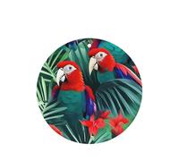 Tropical Flower Parrot Printing 10 Pieces Air Freshener Car Hanging Cards Air Freshener Sheets With Rope For Cars Home