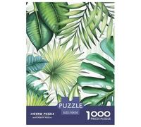 Tropical Flowers Jigsaw Puzzles Puzzle for Adults Kids. 1000 Pieces Whimsical Challenge Toy Educational Games Home Decoration for Educational Games Gifts 70x50cm/1000pcs