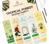 Tropical Forest Incense Sticks Variety Pack - 5 Scents, 60 Pet Safe Insence
