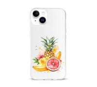 Tropical Fruit Banana Pineapple Cell Phone Basic Cases Compatible with iPhone 15/15 Plus/15 Pro/15 Pro Max