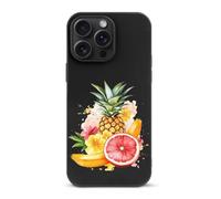 Tropical Fruit Banana Pineapple Cell Phone Basic Cases Compatible with iPhone 15/15 Plus/15 Pro/15 Pro Max