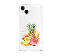 Tropical Fruit Banana Pineapple Cell Phone Basic Cases Compatible with iPhone 15/15 Plus/15 Pro/15 Pro Max