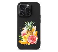 Tropical Fruit Banana Pineapple Cell Phone Basic Cases Compatible with iPhone 15/15 Plus/15 Pro/15 Pro Max
