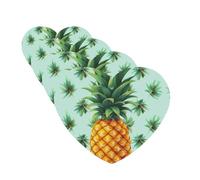 Tropical Fruit Pineapple Car Air Freshener Cards for Women Men 4 Pack Cute Car Accessories Long Lasting Scent Car Diffuser Hanging Auto Aromatherapy Tablets Car Fresheners Gifts