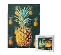 Tropical Fruit Pineapple Printed Wooden Intelligence Puzzle 38x52 CM, 500 Pieces(boxed) Jigsaw Puzzles Education Game for Adults, Home Decoration Puzzle