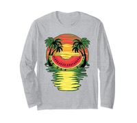 Tropical Fruit Watermelon Summer Fruitarian Long Sleeve T-Shirt